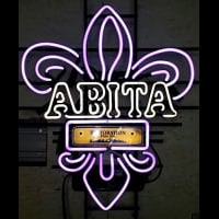 New Abita Restoration Pale Ale Nola Purple Man Cave Neon Skilt