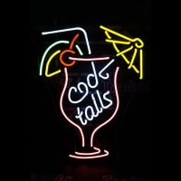 New COCKTAILS Neon Skilt