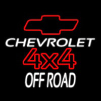 New Chevy Bowtie 4x4 Off Road Neon Skilt