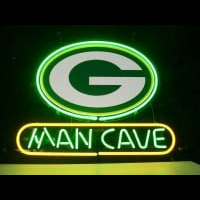 New Greenbay Packer Man Cave Neon Skilt
