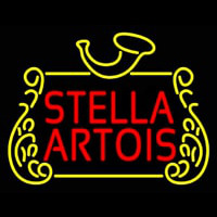 New Stella Artois Belgian Lager Neon Skilt