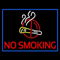 No Smoking Neon Skilt