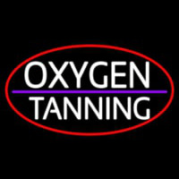 O ygen Tanning Neon Skilt