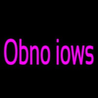 Obno iows Neon Skilt