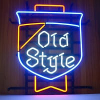 Old Style Øl Pilsner Neon Øl Bar Pub Skilt