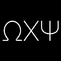 Omega Chi Psi Neon Skilt