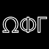 Omega Phi Gamma Neon Skilt