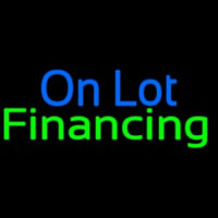 On Lot Financing Neon Skilt