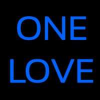 One Love Neon Skilt