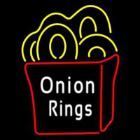 Onion Rings Neon Skilt