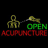 Open Acupuncture Logo Neon Skilt