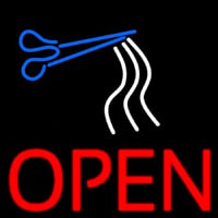 Open Haircut Neon Skilt