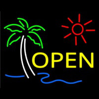 Open Neon Skilt