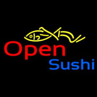 Open Sushi Neon Skilt