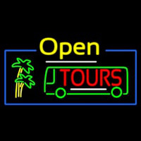 Open Tours Neon Skilt