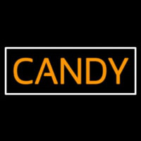 Orange Candy Neon Skilt