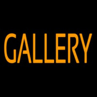 Orange Gallery Neon Skilt