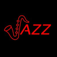 Orange Jazz Logo Neon Skilt