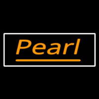 Orange Pearl Neon Skilt