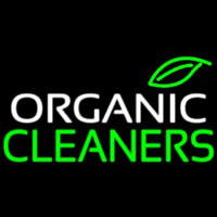 Organic Cleaners Neon Skilt