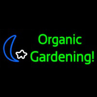 Organic Gardening Neon Skilt