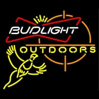 Outdoors Pheasant Hunting Bud Light Neon Skilt