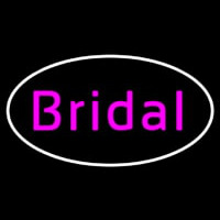 Oval Bridal Cursive Neon Skilt