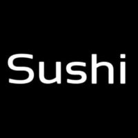 Oval Sushi Neon Skilt
