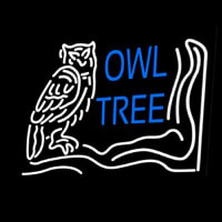 Owl Tree Neon Skilt