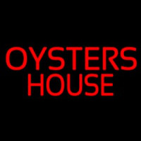 Oyster House Block Neon Skilt