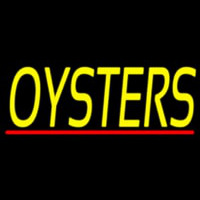 Oysters Block 1 Neon Skilt
