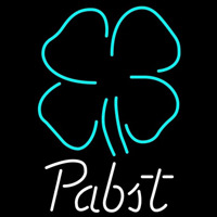 Pabst Clover Beer Sign Neon Skilt