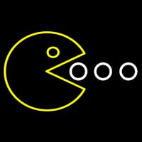 Pac Man Neon Skilt