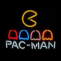 Pac Man Neon Skilt