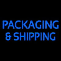 Packaging And Shipping Neon Skilt