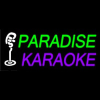 Paradise Karaoke Neon Skilt