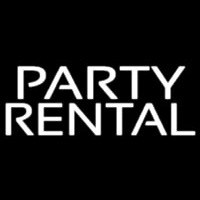 Party Rental 1 Neon Skilt