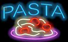 Pasta Neon Skilt