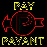 Pay Payant Neon Skilt