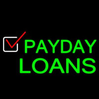 Payday Loans Neon Skilt
