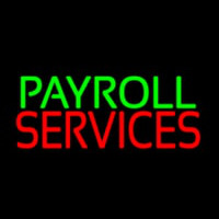 Payroll Services Neon Skilt