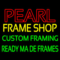 Pearl Frame Shop Neon Skilt