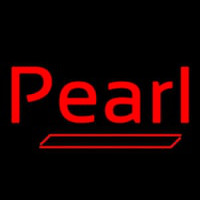 Pearl Red Line Neon Skilt