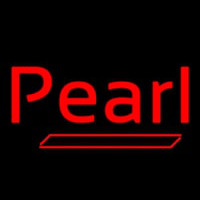 Pearl Red Line Neon Skilt