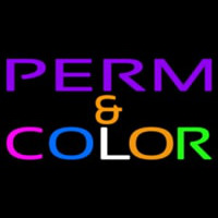 Perm And Color Neon Skilt