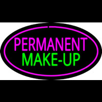Permanent Make Up Oval Pink Neon Skilt