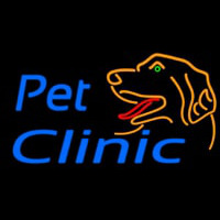Pet Clinic And Care Neon Skilt