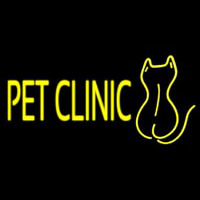 Pet Clinic Neon Skilt