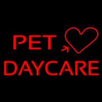 Pet Daycare Neon Skilt