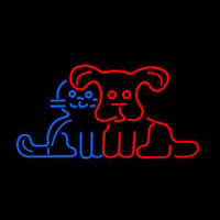 Pet Dog Logo Neon Skilt